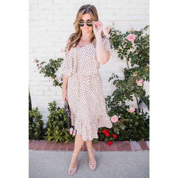 PAPER CROWN Harper Ruffle One Sleeve Dress - Picture 2 of 15